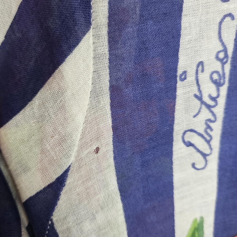 Striped Floral Women's Dress - Picture 2 of 8